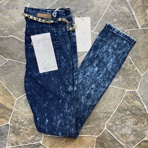 AQ American Quality Denim Distressed Skinny Jeans